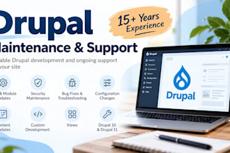 maintain and support your drupal website