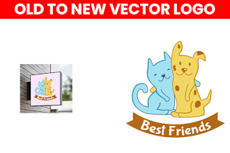 convert your old logo to new and print ready