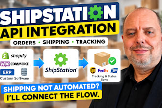 build custom shipstation API integrations and fulfillment automation
