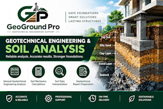 provide geotechnical, soil mechanics and data reports