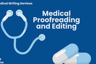 proofread and edit medical and healthcare content