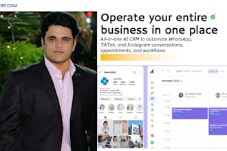 provide ai CRM to automate whatsapp tiktok instagram conversations
