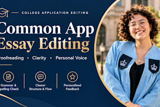 edit your common app personal essay and college application statement