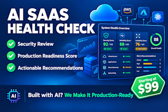 do a ai saas health check and security review