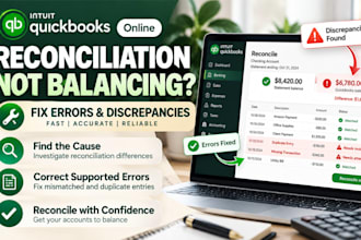 fix quickbooks online reconciliation errors and discrepancies
