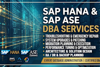 provide sap hana and ase db consulting