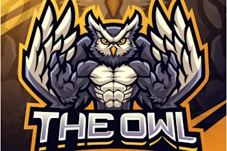 create beautiful excellent owl logo design
