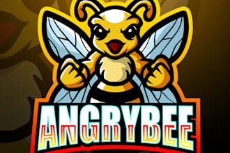 make awesome high quality bee logo