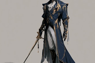 do concept art for character
