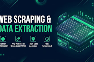 scrape data from any website into clean excel or csv