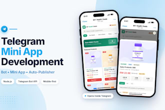 build a custom telegram mini app with bot and admin panel