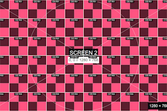 create led screen pixelmap template custom built