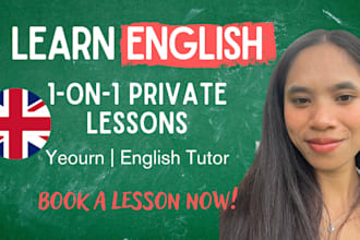 teach you english with personalized lessons for beginners