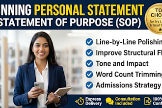 edit and polish your personal statement or sop