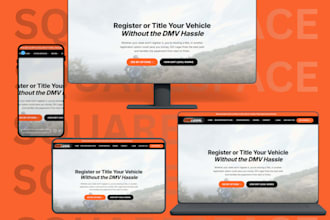 design, redesign and optimize a professional squarespace website