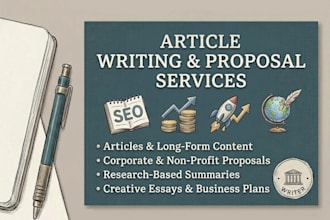 write compelling articles and persuasive proposals