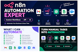 build n8n automations, workflows and apis