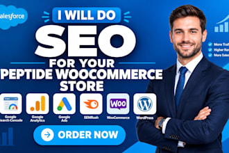 do SEO for your peptide woocommerce store to get organic traffic