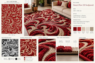 design seamless rug patterns and carpet designs