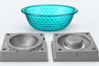 design slip casting 3d molds for ceramic vases, cups, bowls planters in 12 hrs