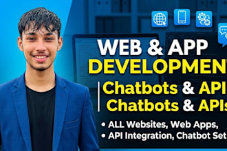 develop full stack websites, e commerce, and ai apps from scratch