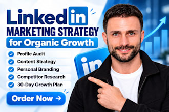 create your linkedin marketing strategy for organic growth