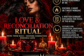 perform a personalized love and reconciliation ritual