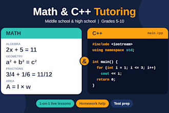 tutor math and code for grades 1 to 11