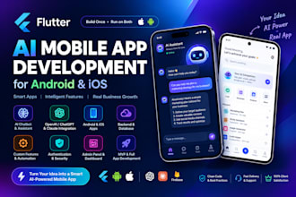 develop an ai mobile app for android and ios with n8n automation integration
