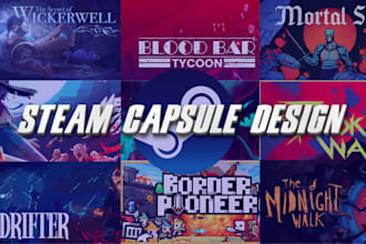 do steam capsule art, steam page key art, steam capsule artist, steam game art