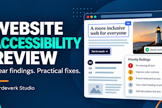 review your website for wcag accessibility issues