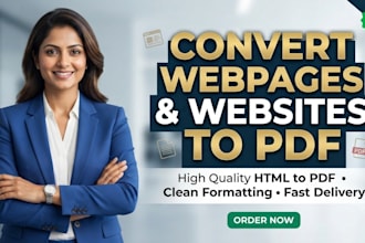 save convert webpages html to PDF or website to pdf