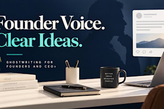 ghostwrite linkedin posts for founders and ceos