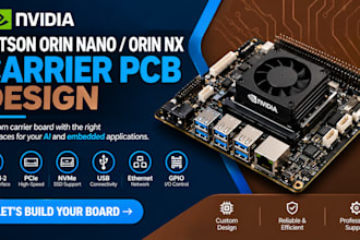 design jetson orin nano nx carrier pcb mipi csi 2 pcie nvme usb ethernet gpio