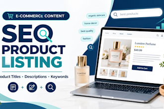 write SEO product titles and descriptions for your online store