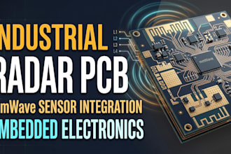 design industrial rader pcb, mmware sensor and embedded electronics