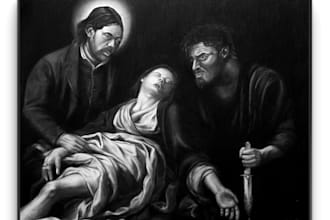 draw classical fine art charcoal illustration