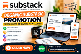 do organic substack promotion, substack subscribers growth and newsletter
