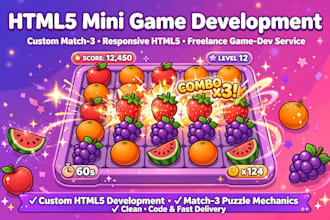 develop a custom html5 javascript mini game with canvas