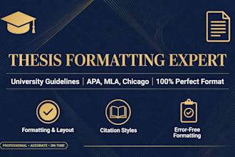 format your thesis and dissertation perfectly
