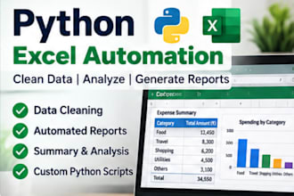 automate excel tasks and generate reports using python