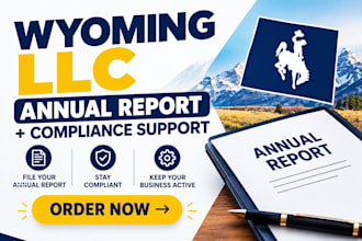 file your wyoming llc annual report and maintain state compliance
