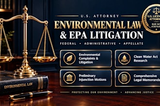 draft an environmental law complaint and litigation document