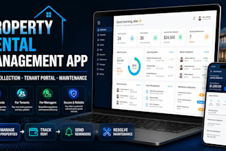 build property rental management app landlord tenant rent collection reminders
