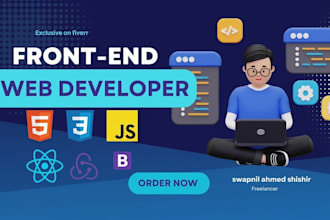 create a responsive front end website using HTML CSS javascript