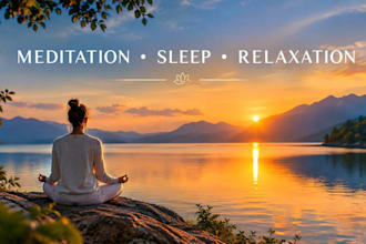 create relaxing meditation music video yoga music guided meditation sleep video