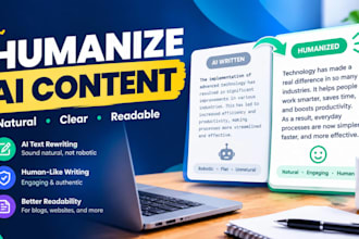 rewrite and humanize ai content and remove ai