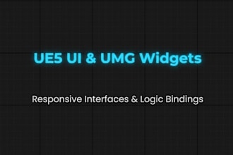 make game UI and menus in unreal engine