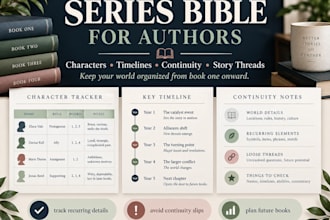 create an organized series bible for your books