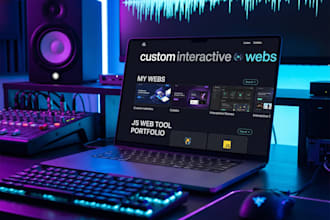 create custom interactive websites
